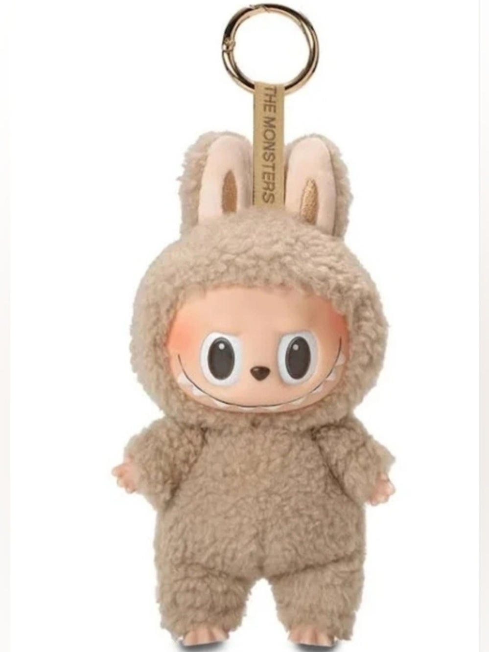 The Monsters Plush Keychain in Toffee - Cute Small Accessory